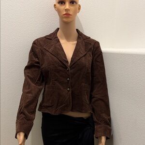 Elegant Brown Women's Blazer